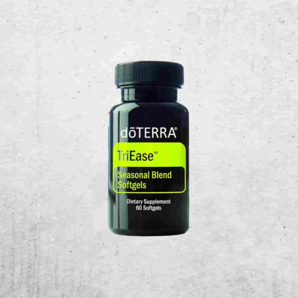 Cápsulas Doterra TriEase, Verde, 60 Softgels para fortalecer el sistema respiratorio